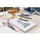 Faber-Castell Alkoholos marker készlet - Fashion - Goldfaber Sketch Marker (6 db)