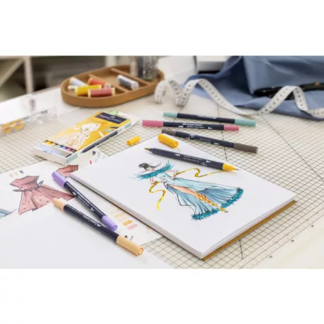 Faber-Castell Alkoholos marker készlet - Fashion - Goldfaber Sketch Marker (6 db)