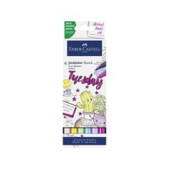   Faber-Castell Alkoholos marker készlet - Kawaii - Goldfaber Sketch Marker (6 db)