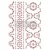Re-Design with Prima Transzfer fólia 24"X35" - Annie Sloan Flower Garland - Decor Transfers (1 csomag)