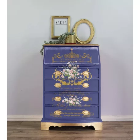 Re-Design with Prima Transzfer fólia 24"X35" - Kacha Les Roses - Decor Transfers (1 csomag)