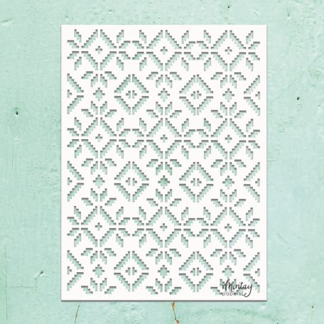Mintay Papers Stencil 6"x8" - Winter - Mintay Stencil  (1 db)