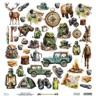 Mintay Papers Scrapbook papír 12" (30 cm) - Kivágóív - The Great Outdoor - Elements (1 lap)