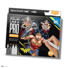   Spectrum Noir Alkoholos marker készlet - DC Wonder Woman - Fan-Art Like a Pro Art Kit (1 csomag)