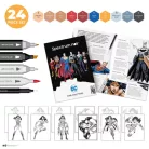 Spectrum Noir Alkoholos marker készlet - DC Wonder Woman - Fan-Art Like a Pro Art Kit (1 csomag)