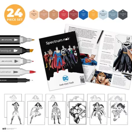 Spectrum Noir Alkoholos marker készlet - DC Wonder Woman - Fan-Art Like a Pro Art Kit (1 csomag)
