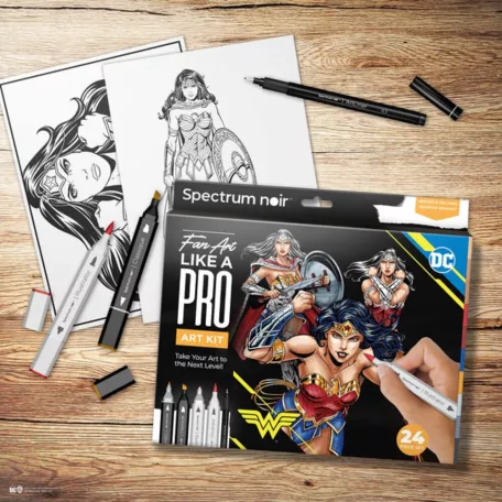 Spectrum Noir Alkoholos marker készlet - DC Wonder Woman - Fan-Art Like a Pro Art Kit (1 csomag)