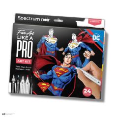   Spectrum Noir Alkoholos marker készlet - DC Superman - Fan-Art Like a Pro Art Kit (1 csomag)