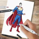 Spectrum Noir Alkoholos marker készlet - DC Superman - Fan-Art Like a Pro Art Kit (1 csomag)