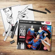   Spectrum Noir Alkoholos marker készlet - DC Superman - Fan-Art Like a Pro Art Kit (1 csomag)