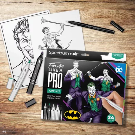 Spectrum Noir Alkoholos marker készlet - DC The Joker - Fan-Art Like a Pro Art Kit (1 csomag)