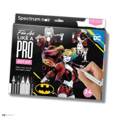   Spectrum Noir Alkoholos marker készlet - DC Harley Quinn - Fan-Art Like a Pro Art Kit (1 csomag)