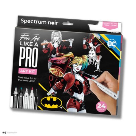 Spectrum Noir Alkoholos marker készlet - DC Harley Quinn - Fan-Art Like a Pro Art Kit (1 csomag)