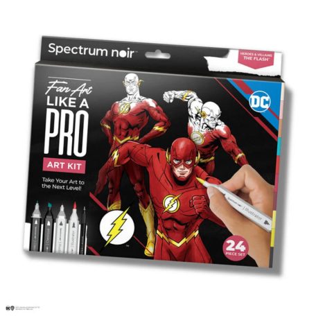 Spectrum Noir Alkoholos marker készlet - DC The Flash - Fan-Art Like a Pro Art Kit (1 csomag)
