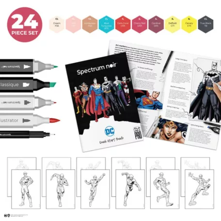 Spectrum Noir Alkoholos marker készlet - DC The Flash - Fan-Art Like a Pro Art Kit (1 csomag)