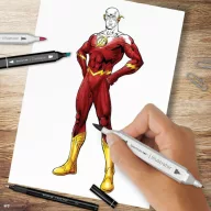   Spectrum Noir Alkoholos marker készlet - DC The Flash - Fan-Art Like a Pro Art Kit (1 csomag)