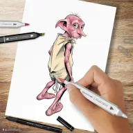   Spectrum Noir Alkoholos marker készlet - Magical Companions - Harry Potter - Fan-Art Like a Pro Art Kit (1 csomag)