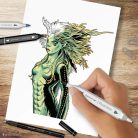 Spectrum Noir Alkoholos marker készlet - Magical Creatures - Harry Potter - Fan-Art Like a Pro Art Kit (1 csomag)