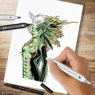   Spectrum Noir Alkoholos marker készlet - Magical Creatures - Harry Potter - Fan-Art Like a Pro Art Kit (1 csomag)