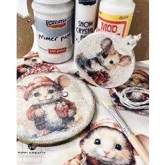 Karácsonyi dekupázs alkotócsomag (1 csomag)