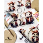 Karácsonyi dekupázs alkotócsomag (1 csomag)