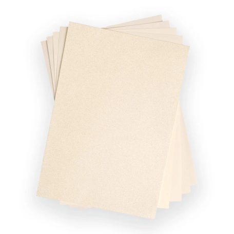 Sizzix Különleges papír válogatás 50 ív / A4 - Ivory - Opulent Cardstock (1 csomag)