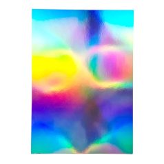  Paper Favourites Tükörkarton - Holografikus A4 - Holo Waves - Mirror Card Glossy (5 ív)