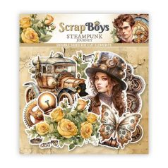   ScrapBoys Kivágatok - Steampunk Journey - Ephemera (1 csomag)