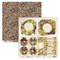   ScrapBoys Scrapbook papírkészlet 12" (30 cm) - Steampunk Journey - Paper Pad (12 lap)