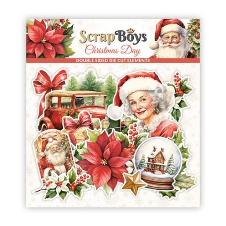 ScrapBoys Kivágatok - Christmas Day - Ephemera (1 csomag)