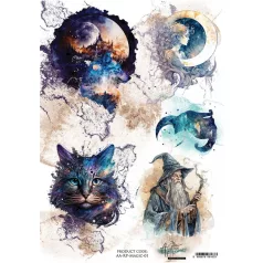   Alchemy of Art Rizspapír A4 - Legends of the Magic School - 2 - Rice Paper (1 ív)