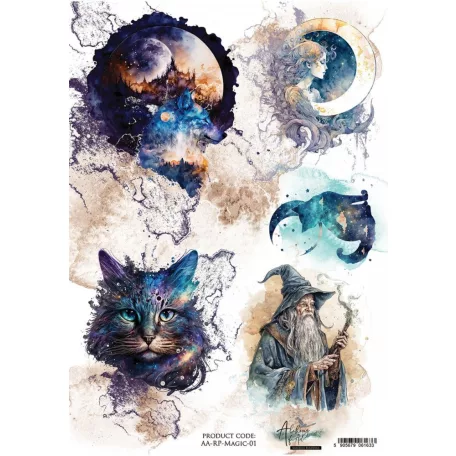 Alchemy of Art Rizspapír A4 - Legends of the Magic School - 2 - Rice Paper (1 ív)