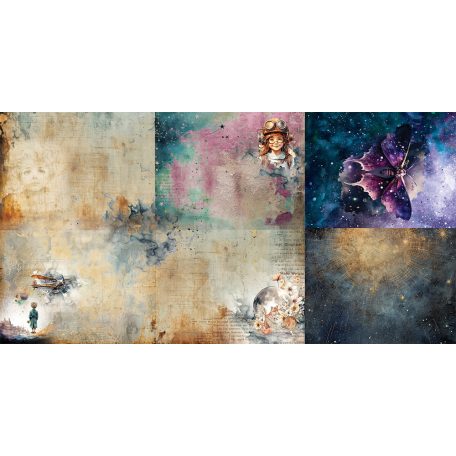 Alchemy of Art Papírkészlet 12" (30 cm) - Between Worlds - Paper Collection Set (1 csomag)