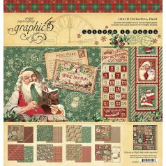   Graphic 45 Scrapbook papírkészlet 12" (30 cm) - Letters to Santa - Collection Pack (16 lap)