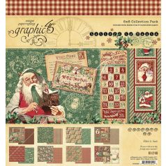   Graphic 45 Scrapbook papírkészlet 8" (20 cm) - Letters to Santa - Collection Pack (24 lap)