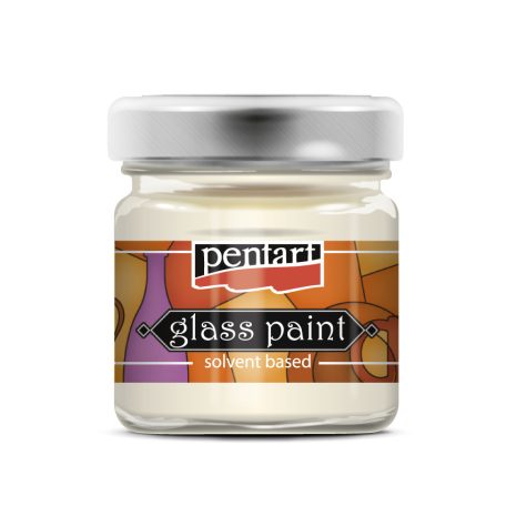 Pentart Üvegfesték 30 ml fehér - Glass Paint (1 db)
