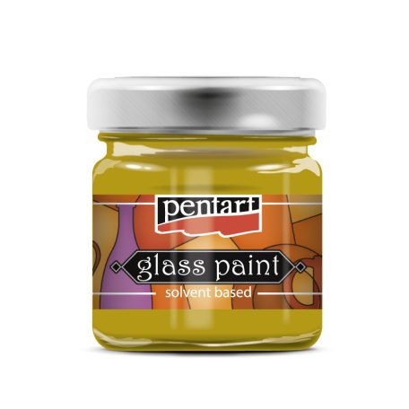 Pentart Üvegfesték 30 ml sárga - Glass Paint (1 db)