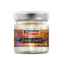   Pentart Üvegfesték 30 ml gyöngyház fehér - Glass Paint (1 db)