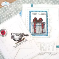   Szilikonbélyegző - A5 - Festive Season - ECD Clear Stamps (1 csomag)
