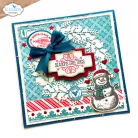 Szilikonbélyegző - A5 - Festive Season - ECD Clear Stamps (1 csomag)