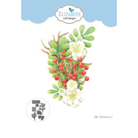 Vágósablon - Floral Greenery 1 - ECD Dies (1 csomag)