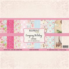   Papírkészlet - 12" (30 cm) - Camping Holiday - Reprint Paper Pack (10 ív)