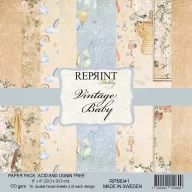   Papírkészlet - 8" (20 cm) - Vintage Baby - Reprint Paper Pack (15 ív)