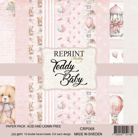 Papírkészlet - 12" (30 cm) - Teddy Baby - Reprint Paper Pack (10 ív)