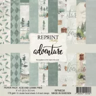   Papírkészlet - 8" (20 cm) - Adventure - Reprint Paper Pack (15 ív)
