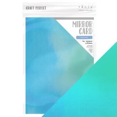   Tonic studios Tükörkarton - Irizáló A4 - Marina Mist - Iridescent Mirror Card (5 ív)