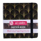 Talens Rajz- és Vázlatfüzet - 12x12cm - Art Deco - 140 g - Talens Art Creation Sketch Book (80 lap)