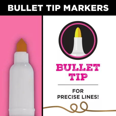 Tulip Textilfilc - Metallic - Fabric Markers Bullet (2 db)