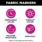 Tulip Textilfilc - Metallic - Fabric Markers Bullet (2 db)