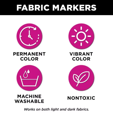 Tulip Textilfilc - Metallic - Fabric Markers Bullet (2 db)